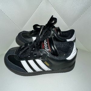 ADIDAS SAMBA BLACK CLASSIC ATHLETIC SNEAKERS SHOES TODDLER SIZE 8K